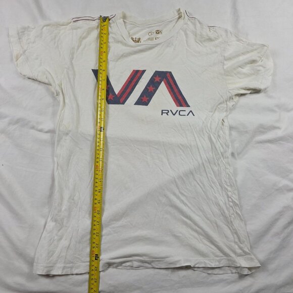 RVCA Artist Network Program Mens Size Small White Graphic Logo T Shirt Casual - Picture 10 of 11